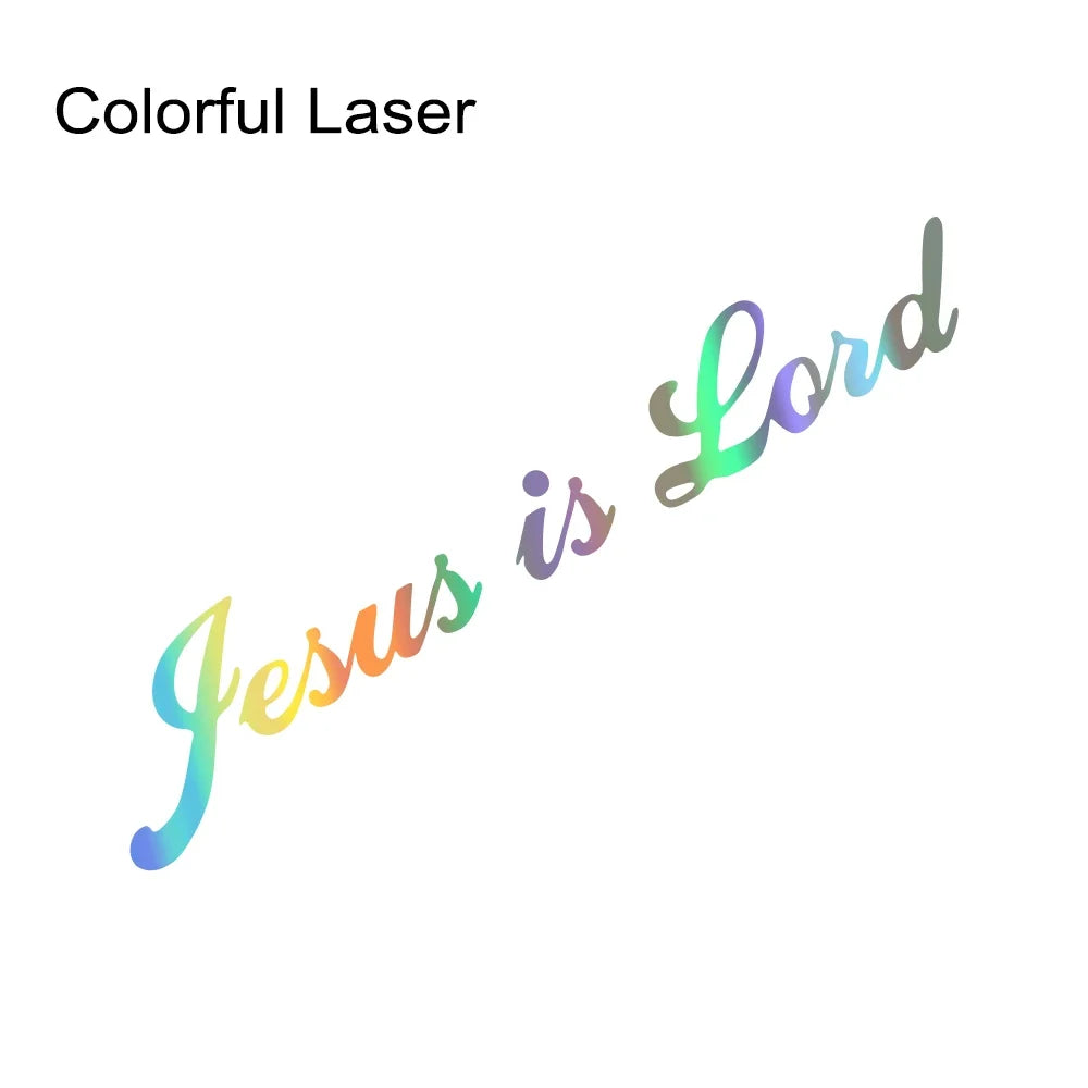 Jesus Is Lord Sticker Car