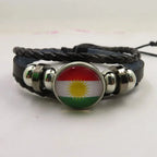 Kurdistan Flag Bracelet Handmade