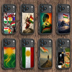 Kurdistan Flag Art Emery Case For iPhones