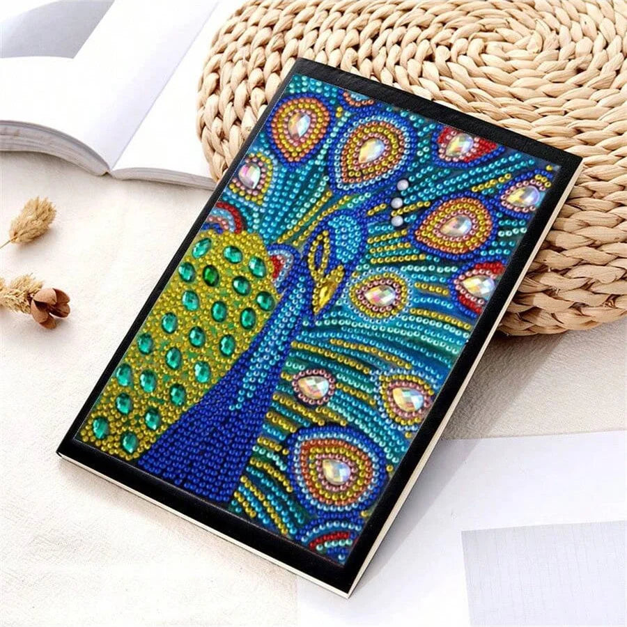 Peacock diary notebook Diamond Painting Kits