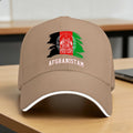 Afghanistan Flag Charcoal Baseball Cap