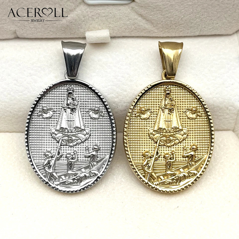 Pendant of Our Lady of Charity Medal