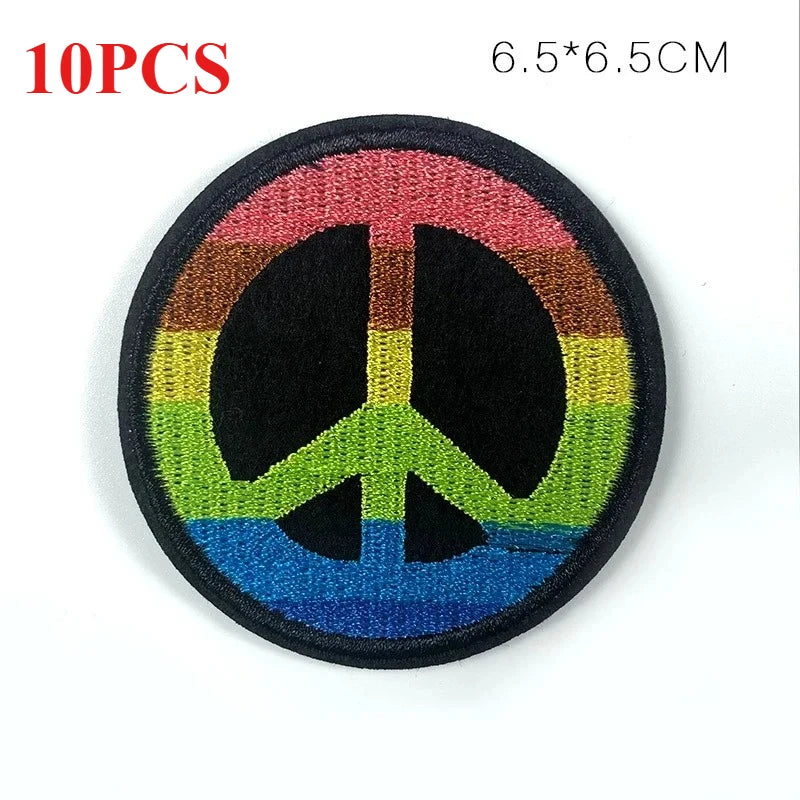 10PCS/BULK Embroidery Cloth ace Sticker