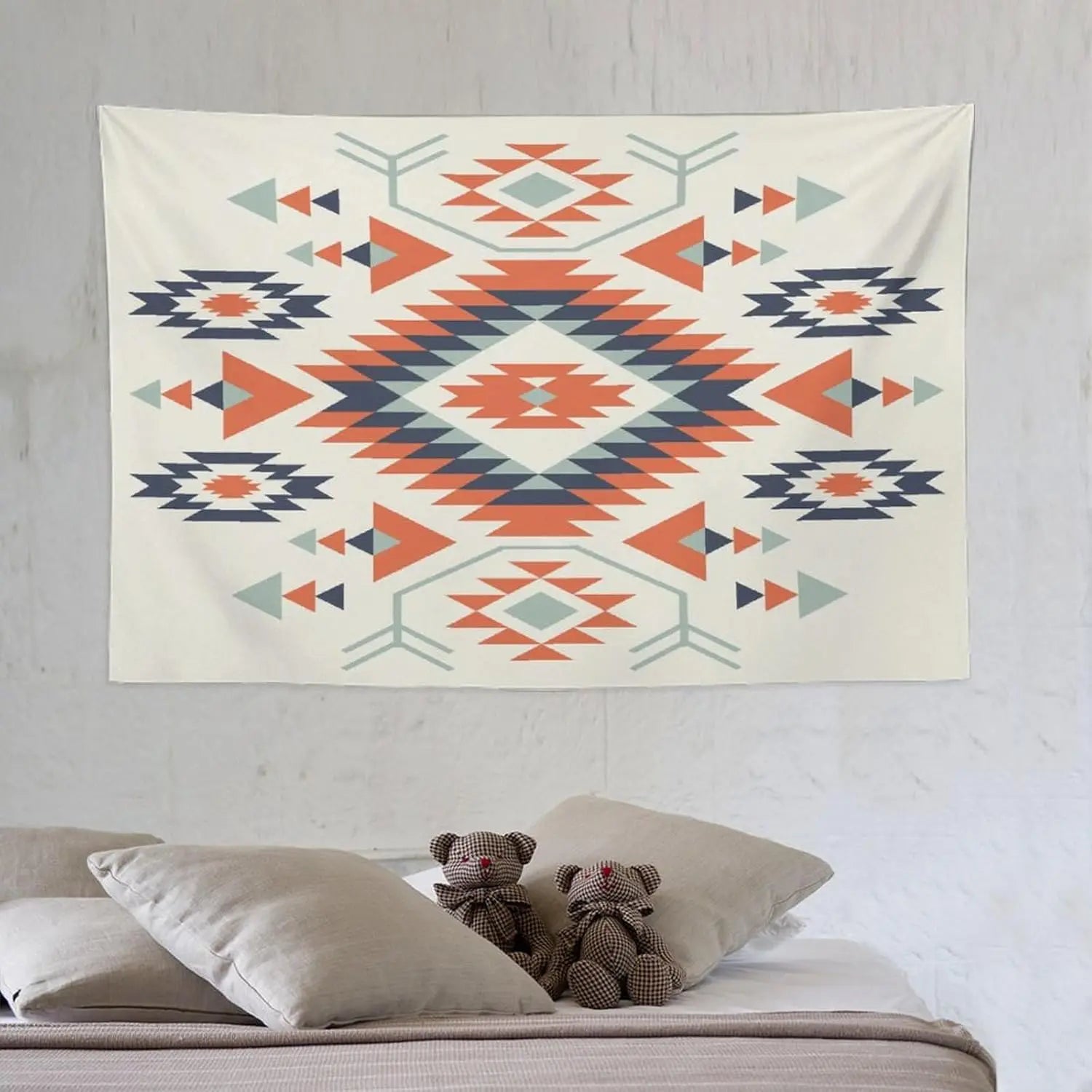 Southwestern Aztec Tapestry Wall Hanging Southwest Native American