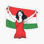 Kurdistan Map National Flag and Emblem Sticker