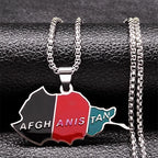 Kurdistan Region Map Necklace
