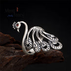Peacock Ring, Women's Long Ring,