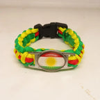 Kurdistan Flag Bracelet Handmade