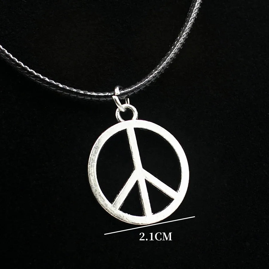 Anti-war Charms Peace sign -International Day of Peace