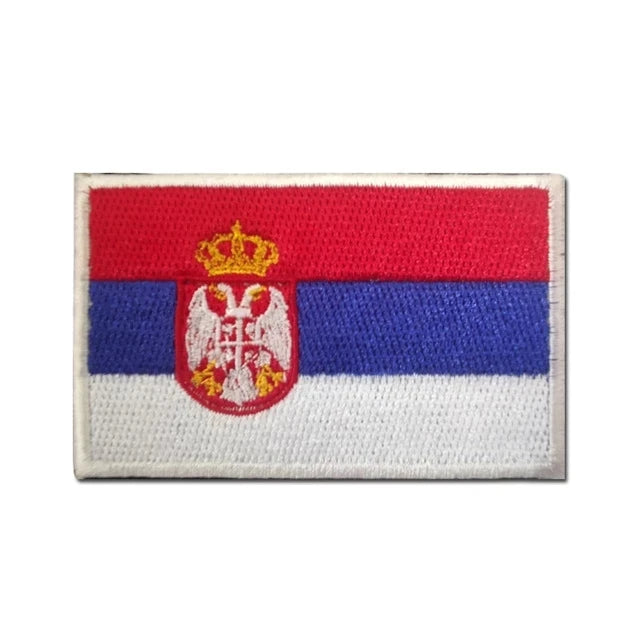 Serbian Flag Patch