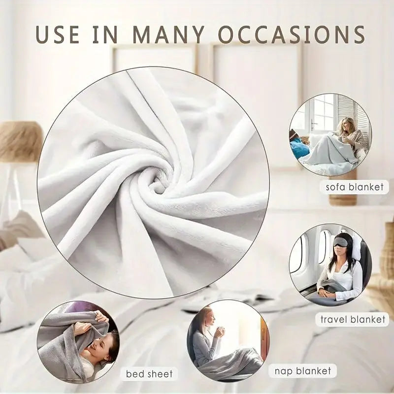 Peacock Flannel Throw