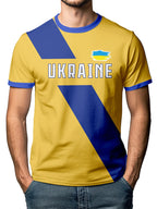 Custom Ukraine National Team Soccer T-shirt