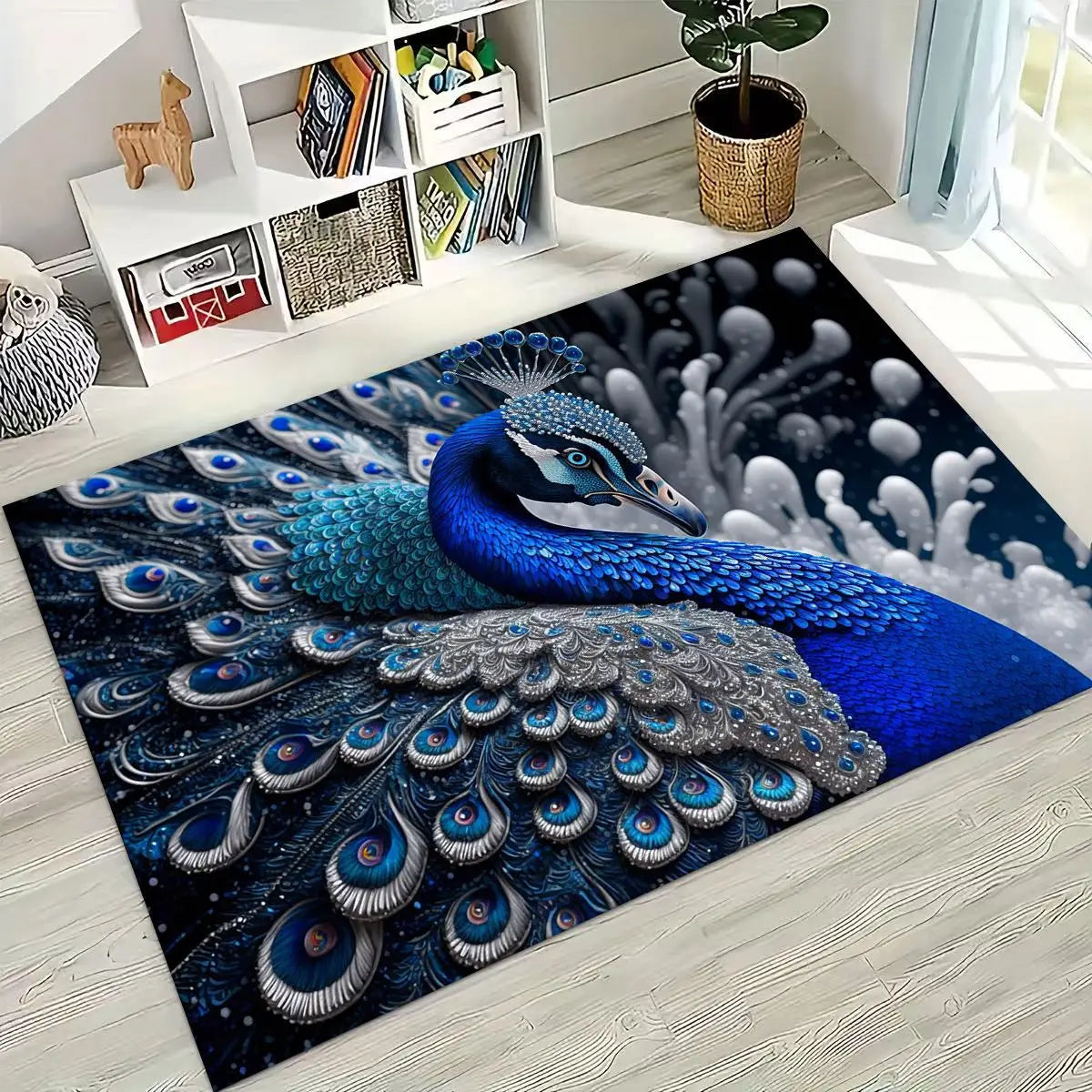 Peacock Rug Decor