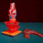 Nepali Resin Painted Dharma Doma Statue