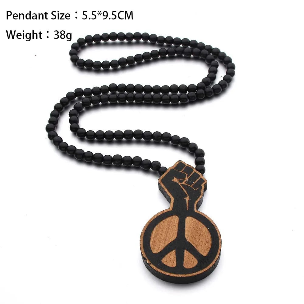 King Lion Africa Map Pendant Necklace
