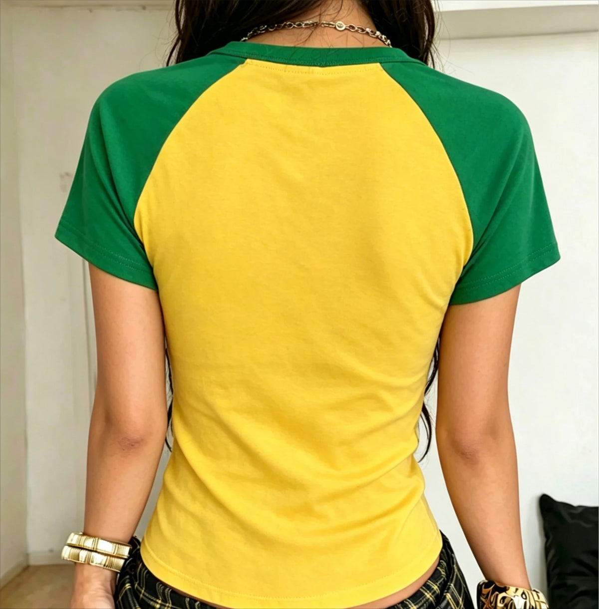 Brazil Style Print Tee Top