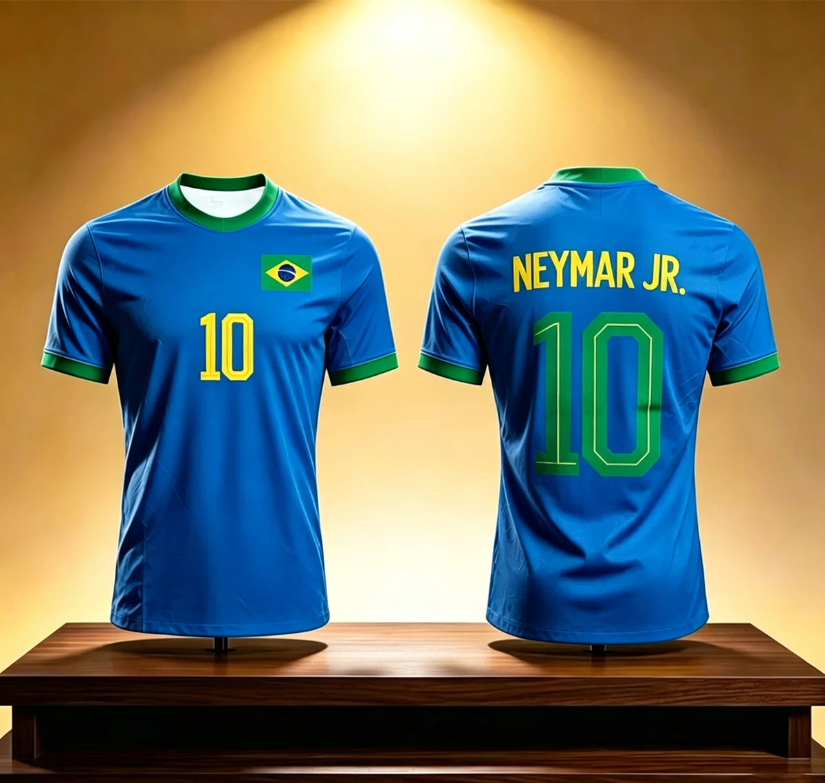 Brazil Neymar Soccer Jersey Tee