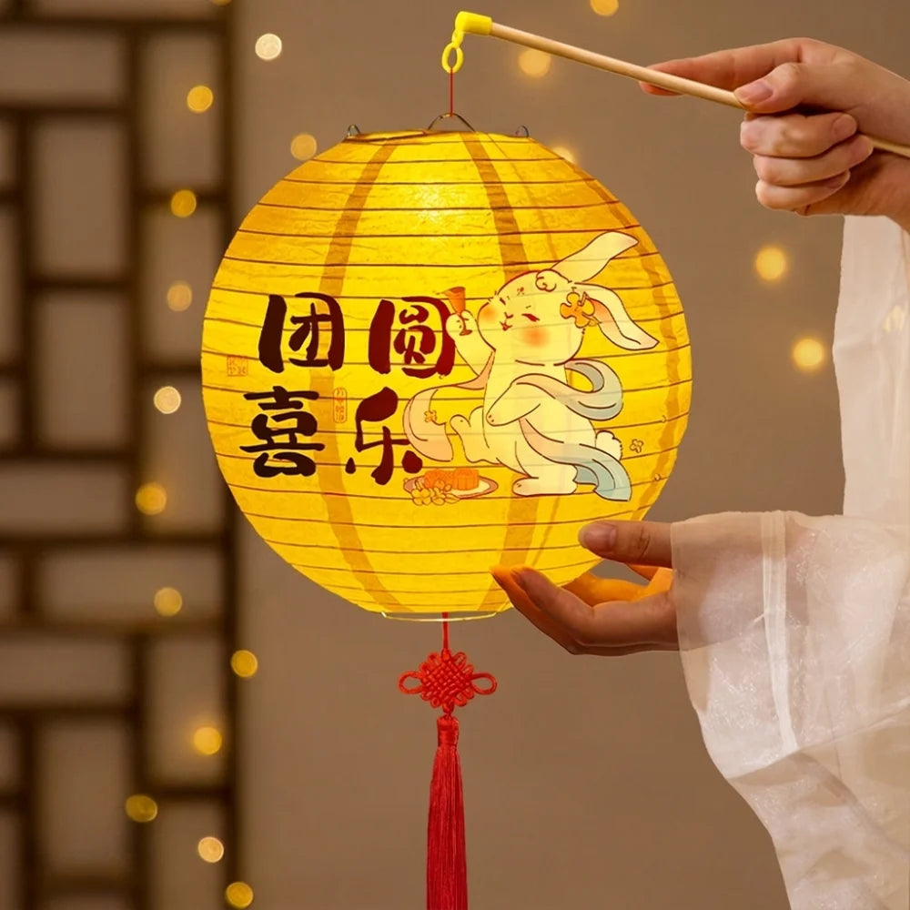 Folding Mid-Autumn Paper Lanterns Luminous Decor