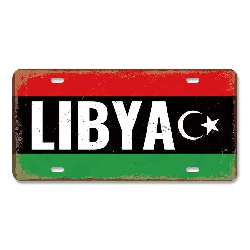 Myanmar Flag Aluminum Sign – Vintage Wall Decor