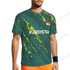 Kurdistan Flag 3D Printed T Shirt