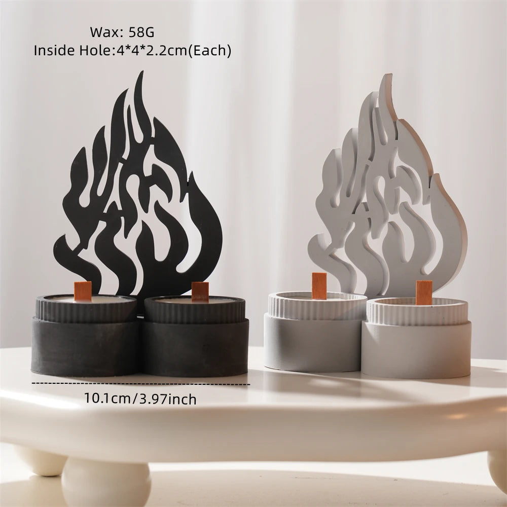 Candle Holder Mold Hanukkah Judaica Decor
