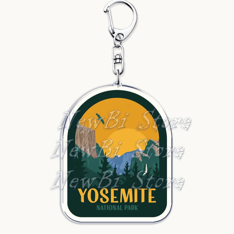 US Travel Keychain