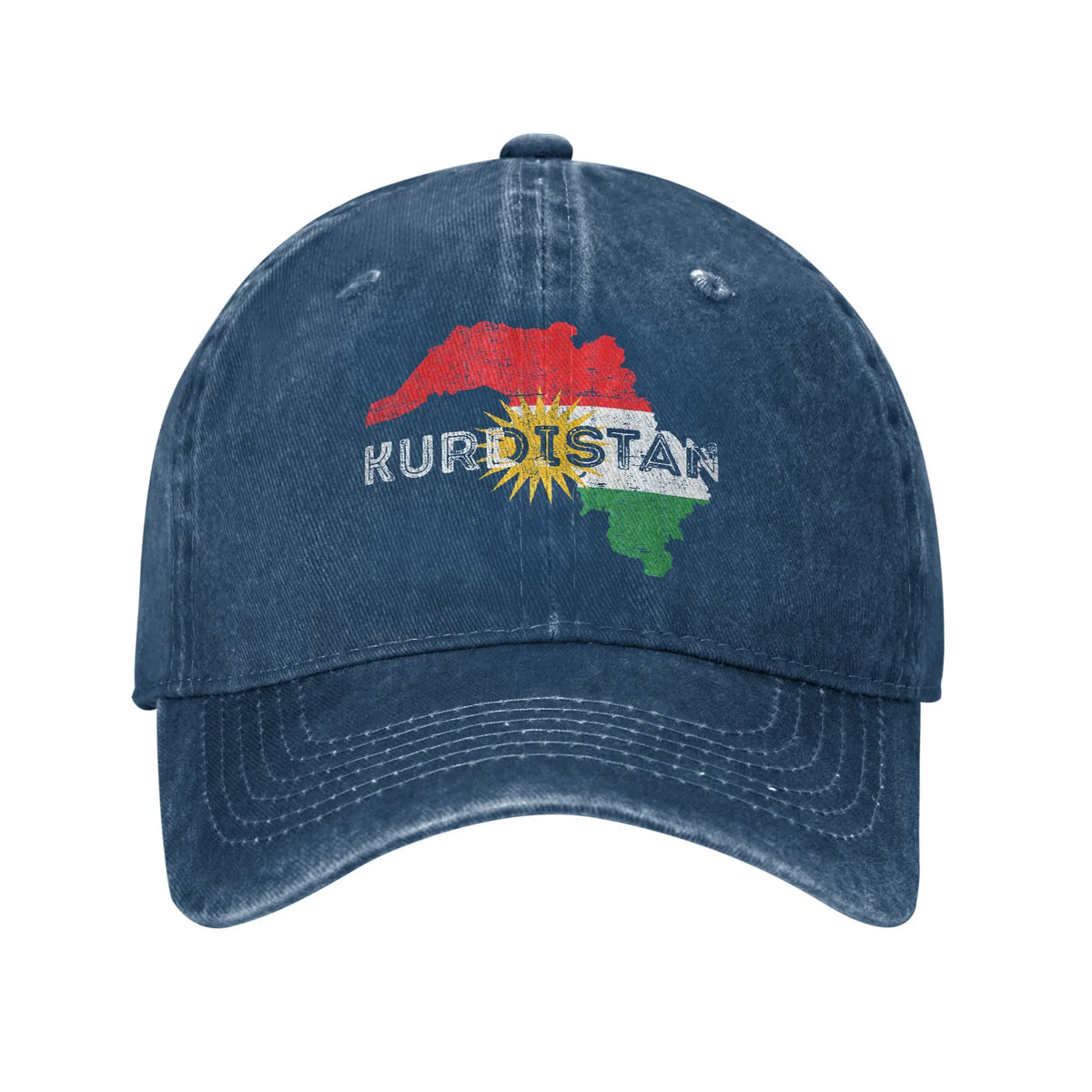 Kurdistan Flag Baseball Caps