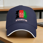 Afghanistan Flag Charcoal Baseball Cap