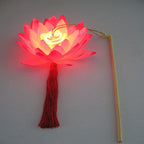 1PCS Musical Blossom Lotus Flower Light Lamp Festival Lantern Party
