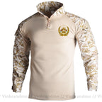 Afghan Flag Design Men's Long Sleeve Combat Uniform
