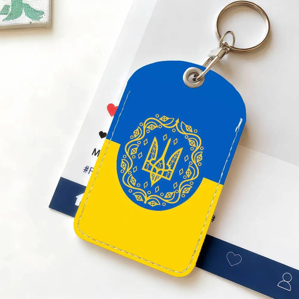 Ukraine Flag Keychain