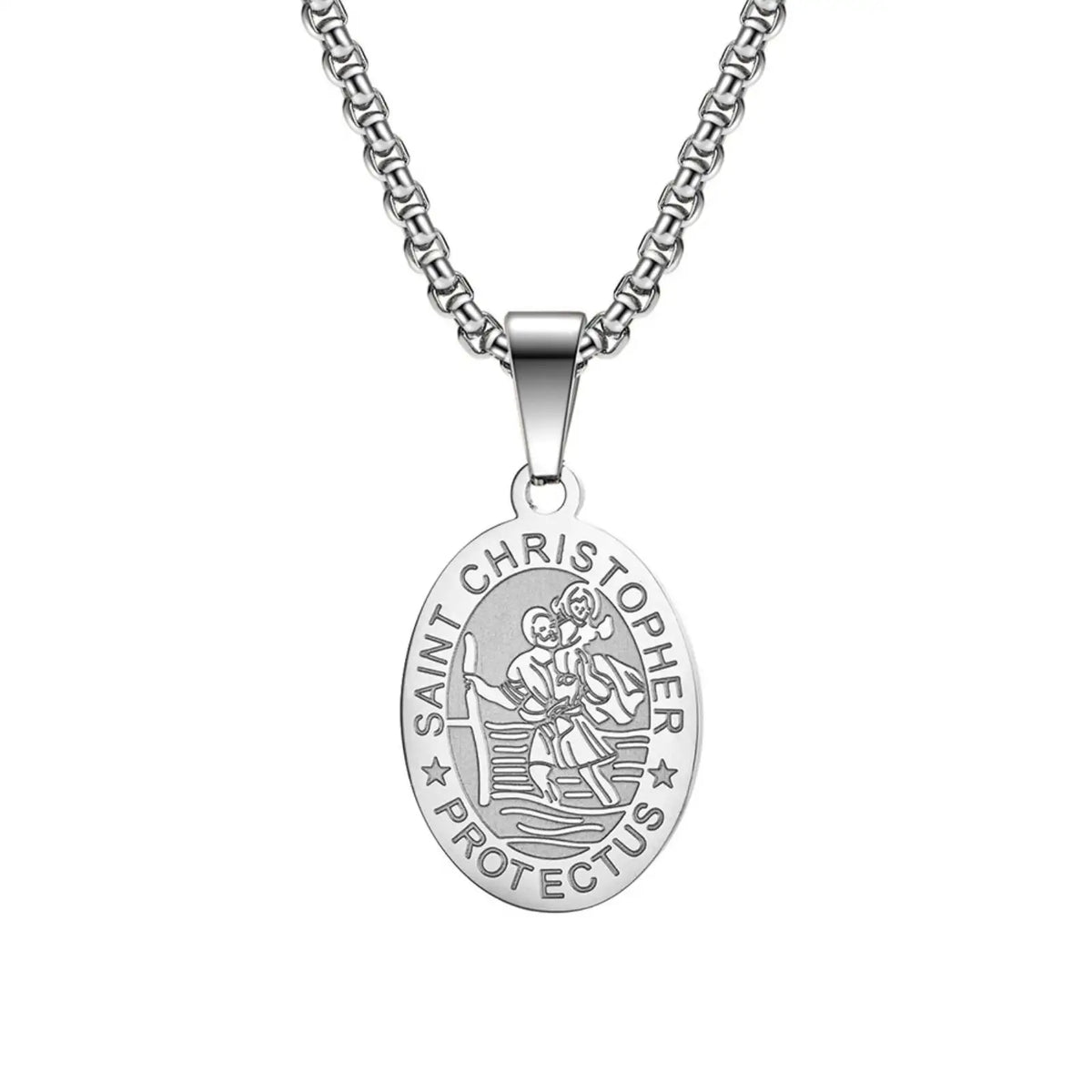 Saint Christopher Pendant Necklace – Unisex