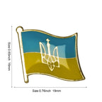 Ukraine Flag Laple Pin Badge