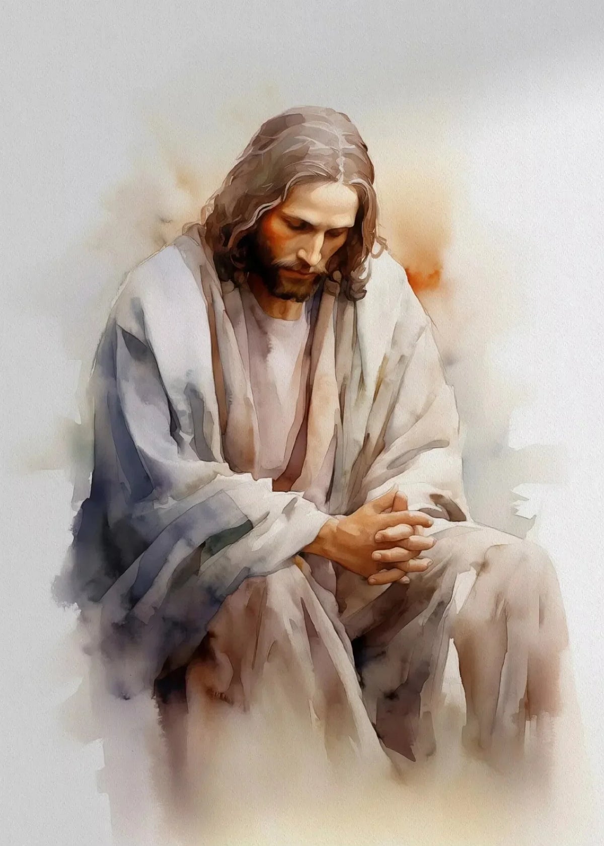 Jesus and The Cross Jesus Poster