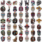 10/30/50PCS Day of the Dead Stickers Skull