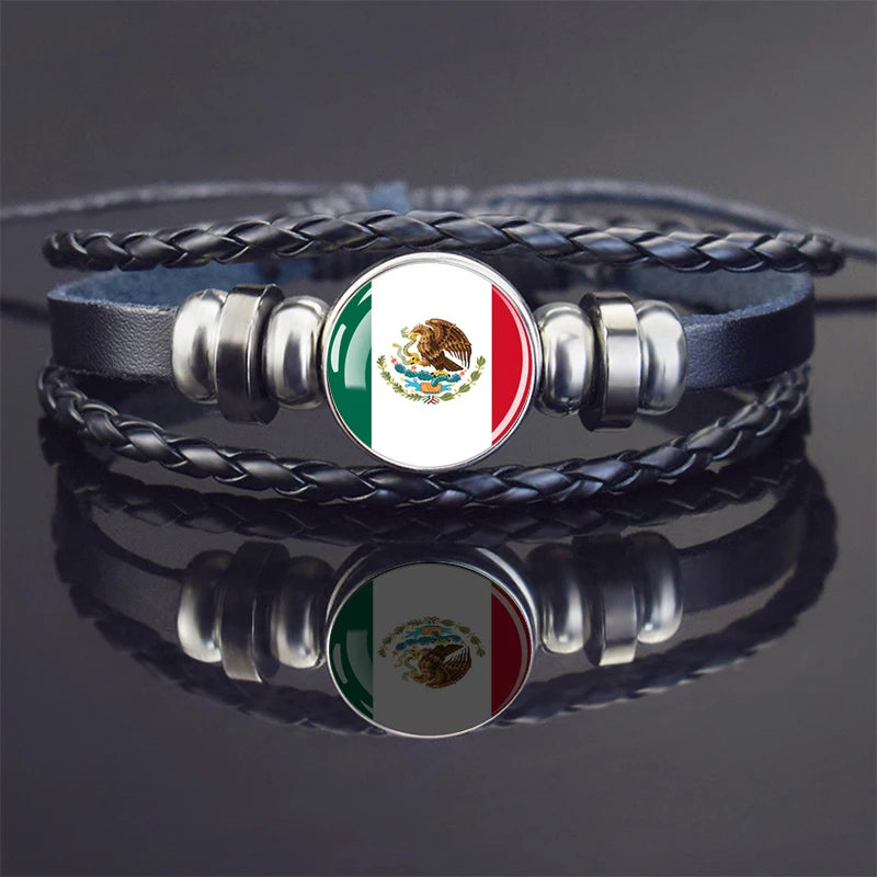 Mexico Flag Bracelets
