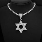 Fashion Star of David Pendant Necklace