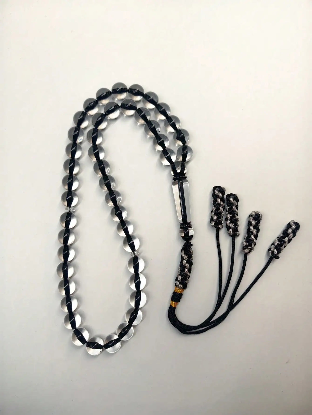 3-Color Yellow/Black/Blue Resin Tasbih
