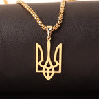 Ukraine Emblem Necklace
