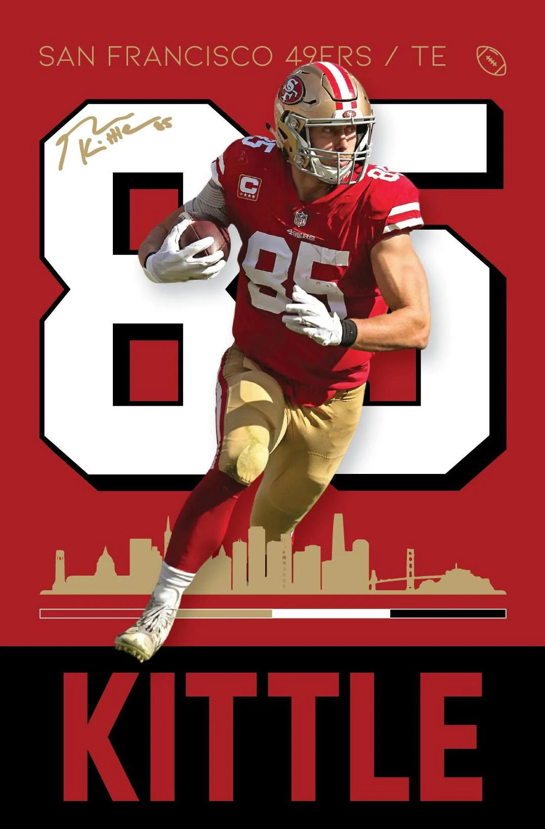 Famous Sports American Football Poster  NFL stars