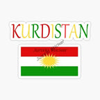 Kurdistan Flag Car Stickers