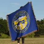 Nebraska United States of America Woven Throw Blanket