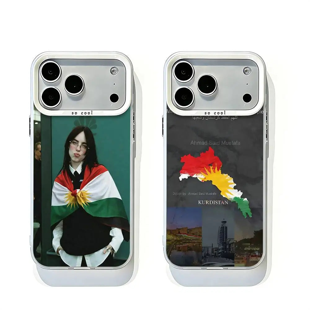 Kurdistan Map Design Printed Cover For iPhones