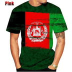3D Print Afghanistan Flag T-Shirt