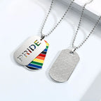 Stainless Steel LGBT Gay Lesbian Love Pride Necklaces
