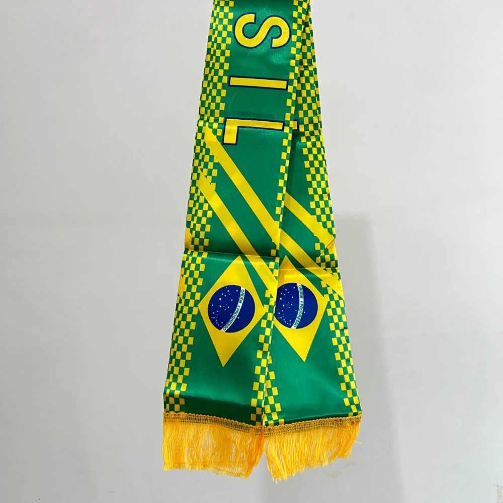 Brazil Flag Scarf for Fans