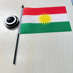 Kurdish flag14x21cm Office Desk