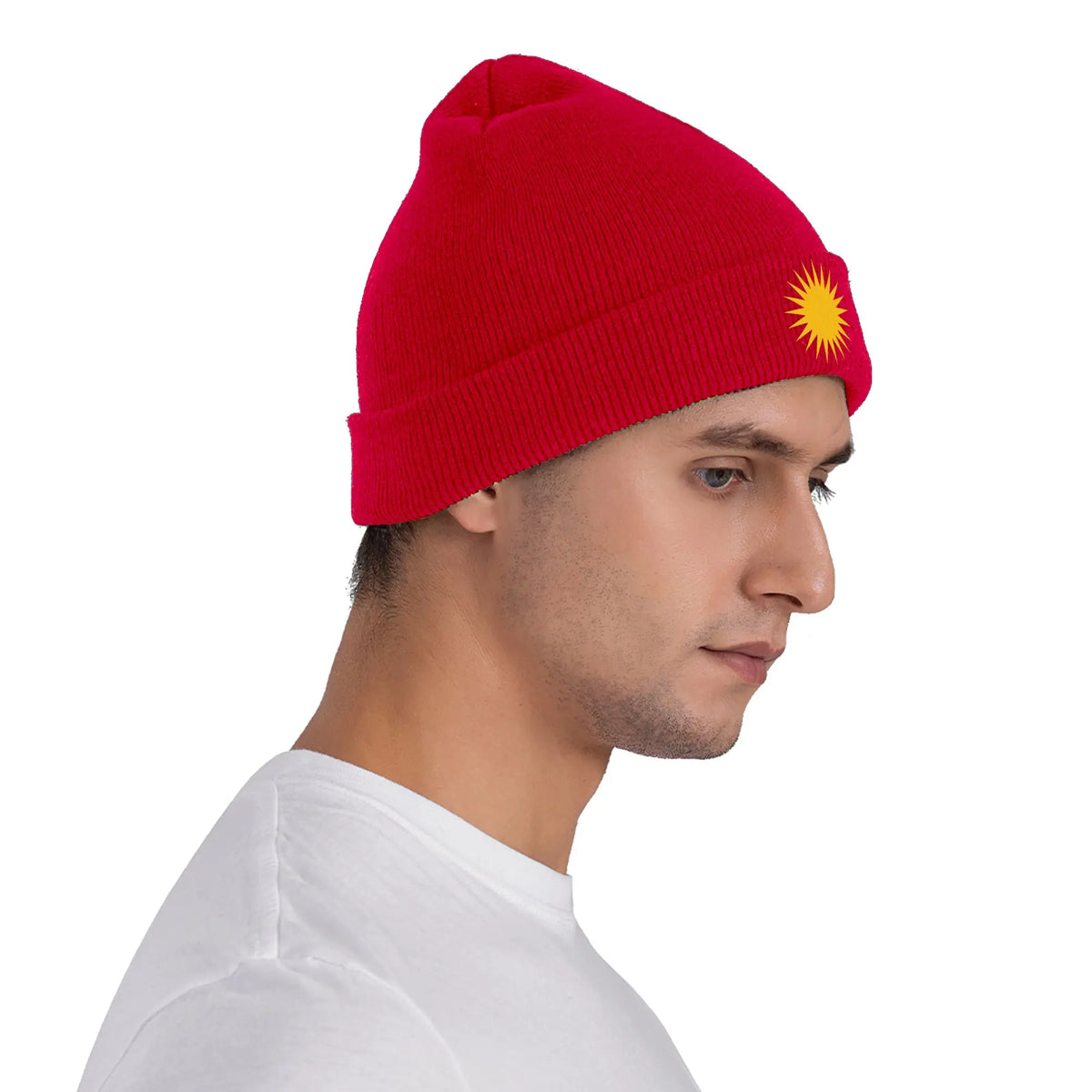 Sun Flag Knitted Caps