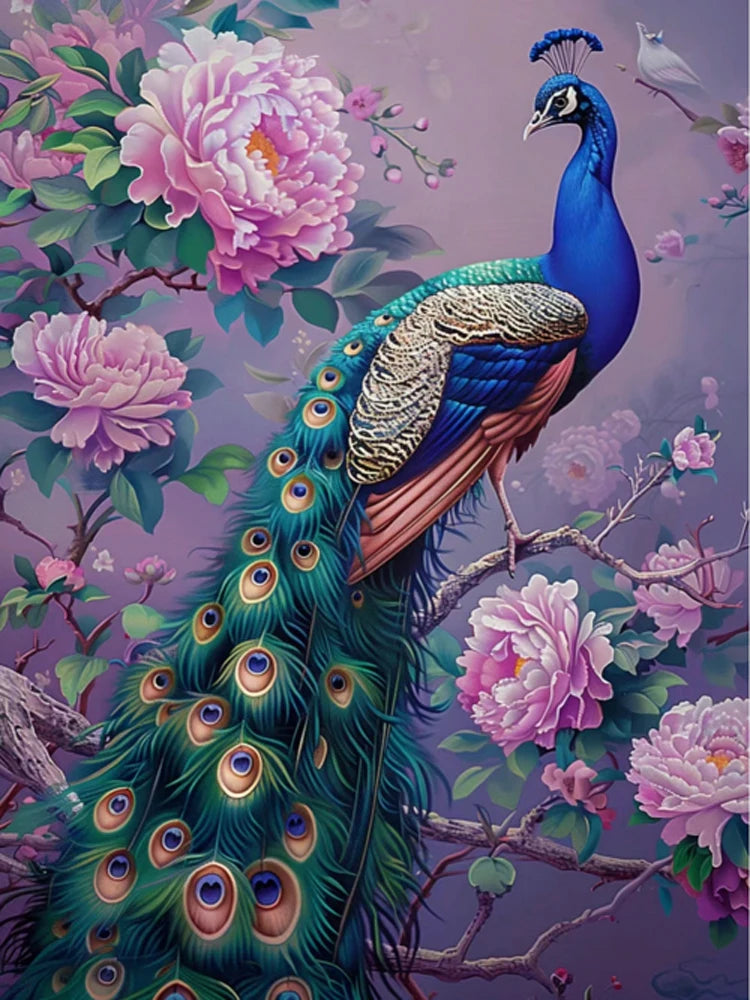 Peacock Diamond Art Kit