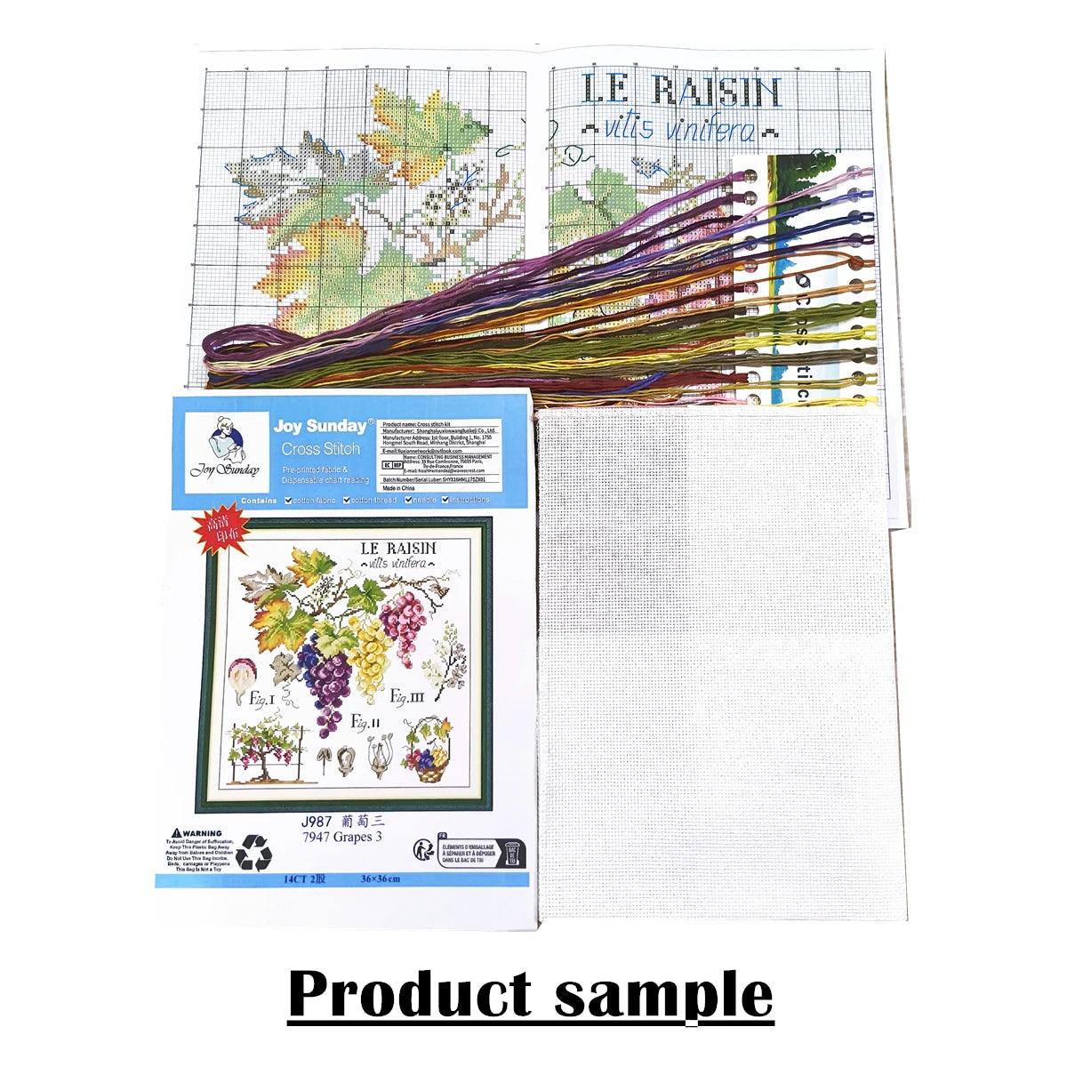 Peacock couples cross stitch kit